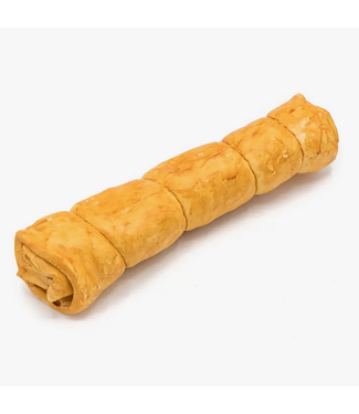 Willy's Wags Beef Cheek Roll Peanut Butter Basted 10-12"