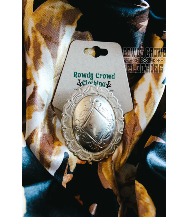 Rowdy Crowd Clothing Scarf Slide/Ring/Tee Concho