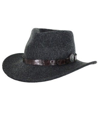 Outback Trading Collingsworth Wool Hat- Grey