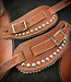 Beyond the Barn Montana Style Sable Spur Straps with Spots BTB