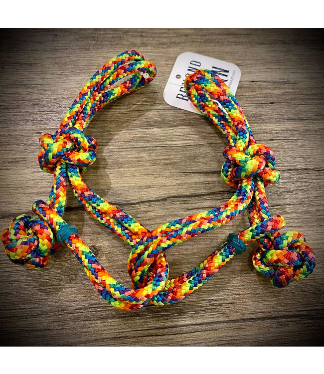 Beyond the Barn Premium Rope Rainbow Slobber Straps