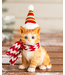 Holiday Kitten Statues w/Hats and Scarves- Assorted