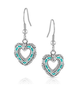 Montana Silversmith Love Conquers All Heart Earrings