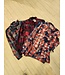 Jana's Flannels Womens Tie Dye Flannel Shirt w/Patch - Rodeo