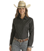 Panhandle Slim Ladies LS Black Snap Shirt