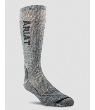 Ariat Lightweight Merino Steel Toe Work Sock 2 Pack
