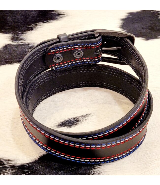 Beyond the Barn Men's Red White Blue Belt BTB