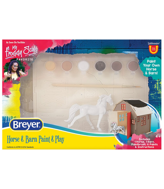 Breyer Paint & Play Horse & Barn Set