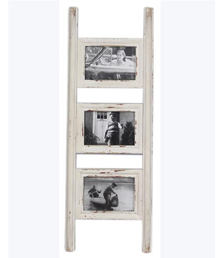 Pixel White Wash Wood Family 4x6 Photo Frame - #750H1