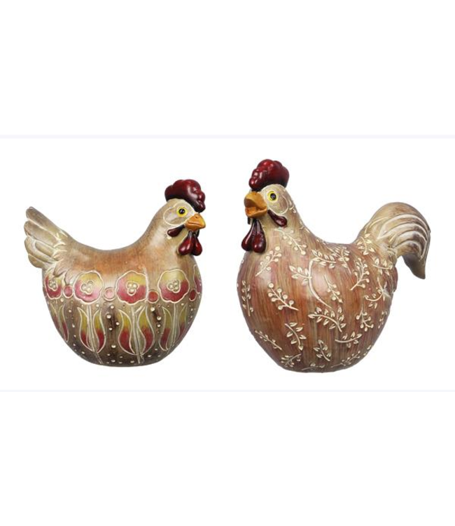 Youngs Resin Tabletop Chicken  Assorted
