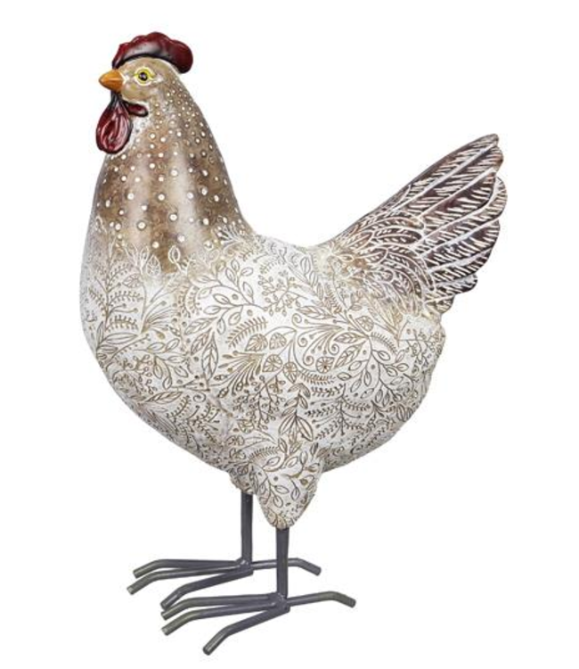 Youngs Resin Tabletop Chicken Hen