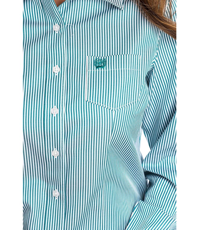 Cinch Women's Tencel Stripe Western Shirt