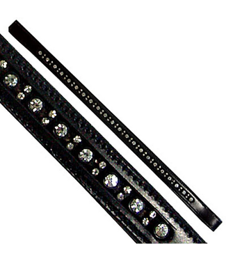 Exselle Two Size Round Crystals Browband