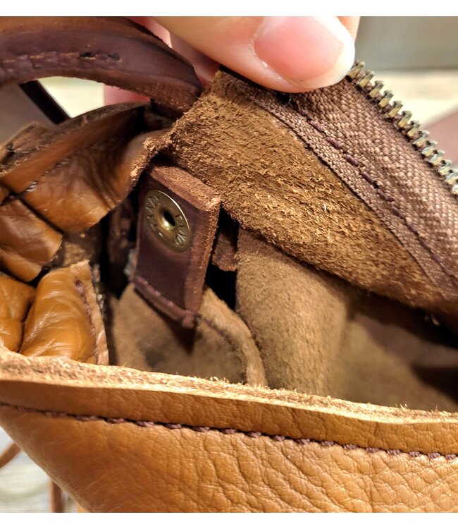 Beyond the Barn Hand Made Leather Dual Purpose Sable Gator Purse BTB