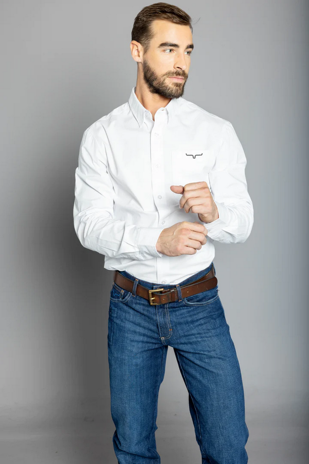 Kimes Ranch Blackout Dress Shirt Natural