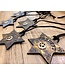 Beyond the Barn Leather Old West Sheriff Badge BTB