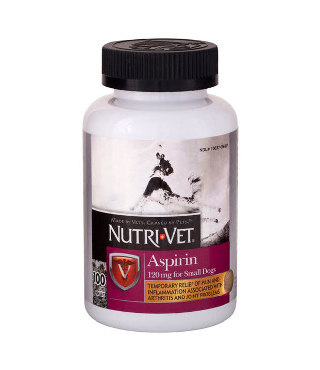 Nutri-Vet Aspirin for Dogs Small Dog, 100's