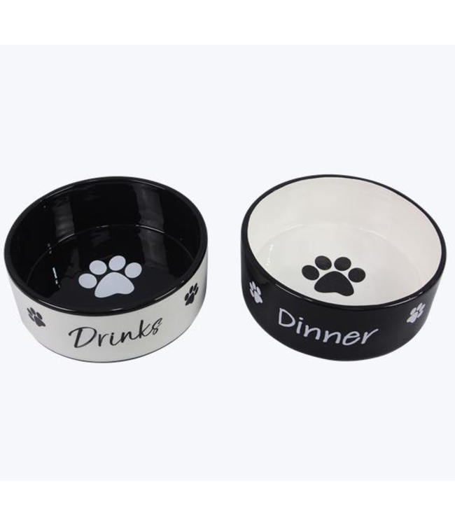 Youngs Ceramic Pet Dinner/Drink Dish Set