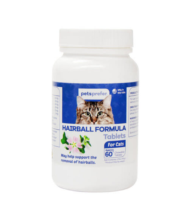 Pets Prefer Hairball Formula Tablets for Cats