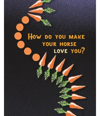 Horse Hollow Press Horse Hollow Birthday Card 18 Carrots