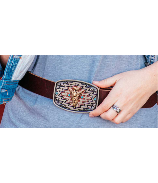 Montana Silversmith Attitude Radiating Center Arrow Belt Buckle