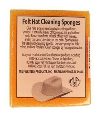 M&F Western Felt Hat Cleaning Sponge 2 Pack