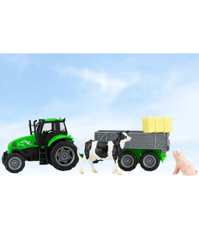 Breyer Tractor & Tag-A-Long Wagon