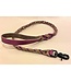 Beyond the Barn Twisted Two Tone Leather Leash 4' BTB