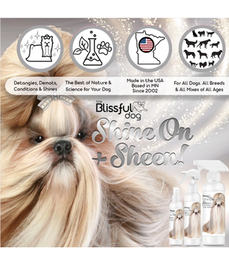 The Blissful Dog Shine On + Sheen Canine Conditioner & Coat Polish 8oz