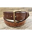 Beyond the Barn Brown Croc Overlay Belt Men's BTB