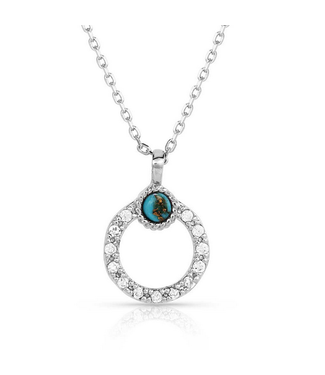 Montana Silversmith Turquoise Tranquility Crystal Necklace