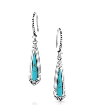 Montana Silversmith Radiant Stream Turquoise Earrings
