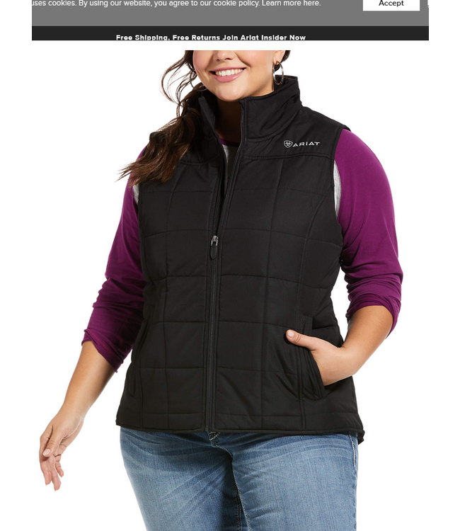 Womens Crius Insulated Vest Beyond the Barn