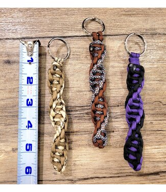 Beyond the Barn Paracord Double Helix Key Chain BTB