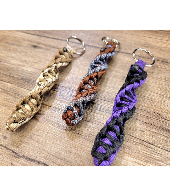 Beyond the Barn Paracord Double Helix Key Chain BTB