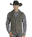 Powder River Outfitters Mens Solid Montana Vest