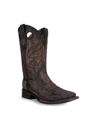 Corral Mens Western Boot - Embroidered Distressed Brown
