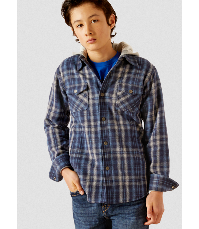 Ariat Boys Hanley Shirt - Mood Indigo