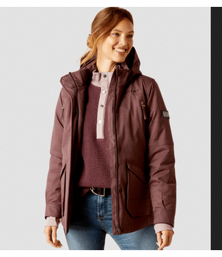 Ariat Womens Sterling Insulated H20 Parka - Raisin