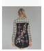 Floral Embroidered Flannel - Womens