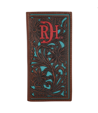 Red Dirt Hat Co. Red Dirt Hat Co. Rodeo Wallet w/Turquoise Inlay