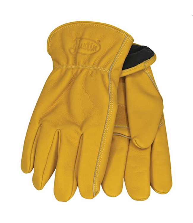 Justin Justin  Leather Gloves w/ Fleece Lining