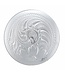 Shiny Silver Size 1" wide rivet back