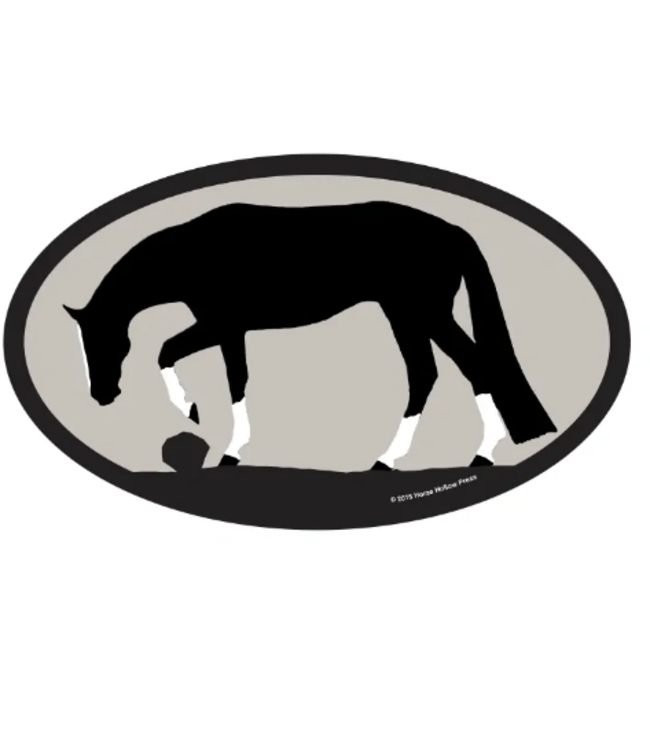 Horse Hollow Euro Sticker