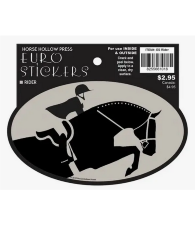 Horse Hollow Euro Sticker