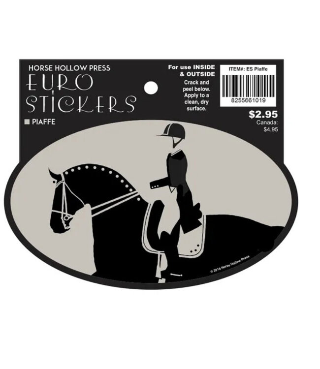 Horse Hollow Euro Sticker