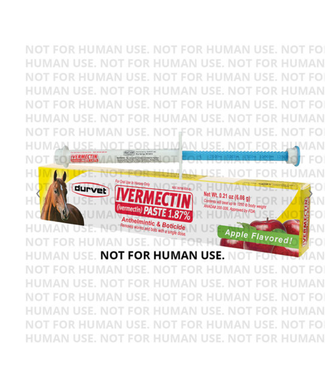 Durvet Ivermectin Paste Apple Flavor