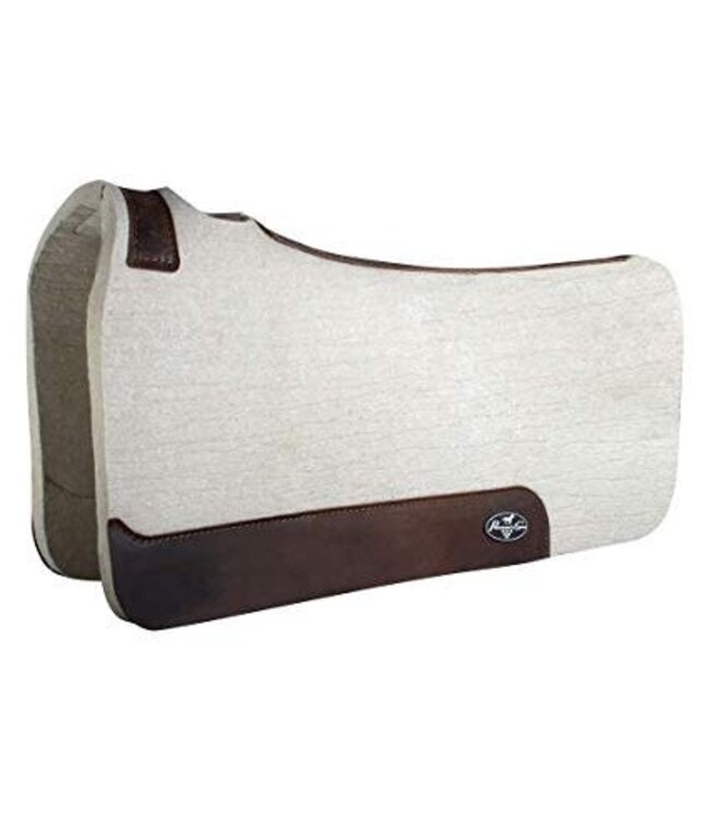 Professional's Choice Comfort-Fit Wool Saddle Pad 3/4" Tan 28"x30"