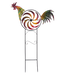 58" Circular Rooster Wind Spinner