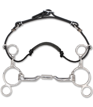 Myler 2-Ring Combination Bit Low Port Snaffle MB 04 5"